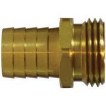 Midland Industries 30472 - MIDLAND INDUSTRIES 304 Garden Hose Barbed 3/4 in MGH Brass Short Shank Male End Hex Adapter