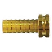 Midland Industries 30506 - MIDLAND INDUSTRIES 305 Garden Hose Barbed 3/4 in FGH Brass Straight Hex Swivel Adapter