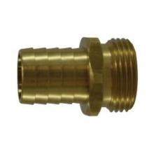 Midland Industries 30551 - MIDLAND INDUSTRIES 305 Garden Hose Barbed MNPSM Brass Short Shank Hex Adapter