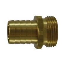 Midland Industries 30552 - MIDLAND INDUSTRIES 305 Garden Hose Barbed MNPSM Brass Short Shank Hex Adapter