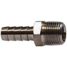 Midland Industries 32010SS - MIDLAND INDUSTRIES 320 Hose Barbed MIP Stainless Steel Straight Adapter