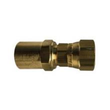 Midland Industries 32774 - MIDLAND INDUSTRIES 327 Hose Barbed FNPSM Brass Reusable Swivel Adapter