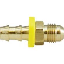 Midland Industries 32907 - MIDLAND INDUSTRIES 329 Push-On Hose Barbed 37 deg Male JIC Flared Brass Adapter