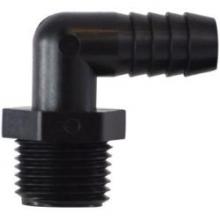 Midland Industries 33311P - MIDLAND INDUSTRIES 3331 Hose Barbed MIP Polypropylene 90 deg Elbow