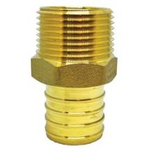 Midland Industries 35076 - MIDLAND INDUSTRIES 350 PEX MIP Brass Adapter