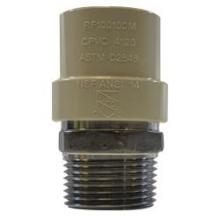 Midland Industries 35418SS - MIDLAND INDUSTRIES 3541 CPVC Male IPS Stainless Steel Adapter