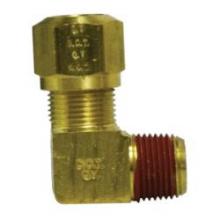 Midland Industries 38097 - MIDLAND INDUSTRIES 380 Push-In Tube MNPTF Brass 90 deg Elbow