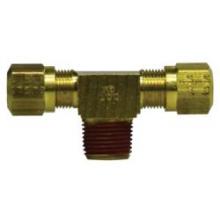 Midland Industries 38137 - MIDLAND INDUSTRIES 381 Tube OD Tube OD Male NPTF Brass 150 psi Branch Tee