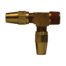 Midland Industries 38264 - MIDLAND INDUSTRIES 382 Tube OD MIP Tube OD Brass Run Tee