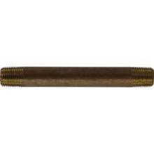 Midland Industries 40004 - MIDLAND INDUSTRIES 40 MPT Brass Seamless Pipe Nipple