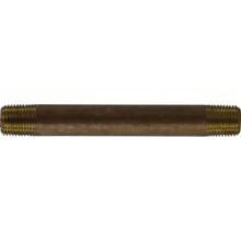 Midland Industries 40009 - MIDLAND INDUSTRIES 40 MPT Brass Seamless Pipe Nipple