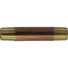 Midland Industries 40075 - MIDLAND INDUSTRIES 40 MPT Brass Seamless Pipe Nipple