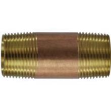 Midland Industries 40101 - MIDLAND INDUSTRIES 40 MPT Brass Seamless Pipe Nipple