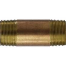 Midland Industries 40125 - MIDLAND INDUSTRIES 40 MPT Brass Seamless Pipe Nipple