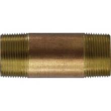 Midland Industries 40129 - MIDLAND INDUSTRIES 40 MPT Brass Seamless Pipe Nipple