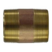 Midland Industries 40164 - MIDLAND INDUSTRIES 40 MPT Brass Seamless Pipe Nipple