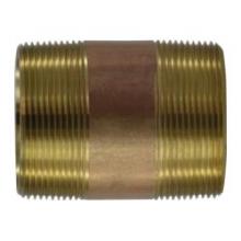 Midland Industries 40175 - MIDLAND INDUSTRIES 40 MPT Brass Seamless Pipe Nipple