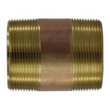 Midland Industries 40177 - MIDLAND INDUSTRIES 40 MPT Brass Seamless Pipe Nipple