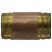 Midland Industries 40186 - MIDLAND INDUSTRIES 40 MPT Brass Seamless Pipe Nipple