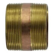 Midland Industries 40201 - MIDLAND INDUSTRIES 40 MPT Brass Seamless Pipe Nipple