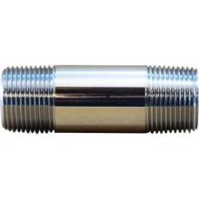 Midland Industries 41060 - MIDLAND INDUSTRIES 410 Close Brass Chrome-Plated Nipple