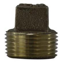 Midland Industries 44662LF - MIDLAND INDUSTRIES 446 MPT 1/2-14 Thread Bronze Cored Square Head Plug