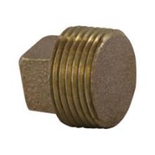 Midland Industries 44674 - MIDLAND INDUSTRIES 446 MPT Bronze 1/8-27 Thread Solid Square Head Plug