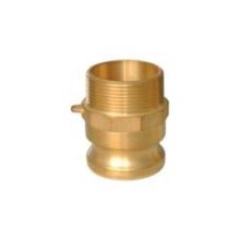 Midland Industries 44964 - MIDLAND INDUSTRIES 449 Type F MIP Brass Cam and Groove Adapter