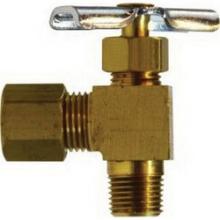 Midland Industries 46010 - MIDLAND INDUSTRIES 460 Compression x MPT Connection 150 psi Pressure Brass Body Needle Valve