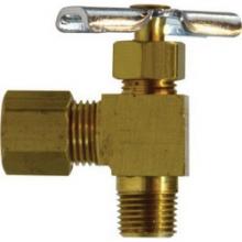 Midland Industries 46013 - MIDLAND INDUSTRIES 460 Compression x MPT Connection 150 psi Pressure Brass Body Needle Valve