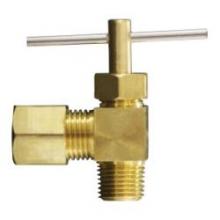 Midland Industries 46016 - MIDLAND INDUSTRIES 460 Compression x MPT 150 psi -45 to 250 deg F Brass Body 90 deg Needle Valve