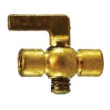 Midland Industries 46346 - MIDLAND INDUSTRIES 463 FIP x FIP Lever Handle Brass Body Air Cock