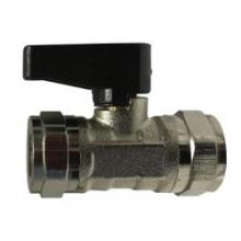 Midland Industries 46653 - MIDLAND INDUSTRIES 466 FIP 250 psi Brass Body Chrome-Plated Straight Mini Ball Valve