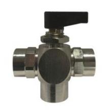 Midland Industries 466901 - MIDLAND INDUSTRIES 4669 FIP 3-Way 250 psi Brass Body Chrome-Plated Mini Ball Valve