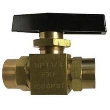 Midland Industries 46834 - MIDLAND INDUSTRIES 468 FPT x FPT Connection -40 to 300 deg F Brass Body Instrumentation Ball Valve