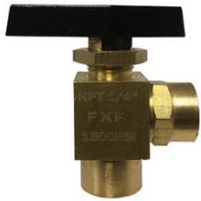 Midland Industries 46878 - MIDLAND INDUSTRIES 468 FPT x FPT Connection 1500 psi WOG Pressure -40 to 300 deg F Brass Body Angle 