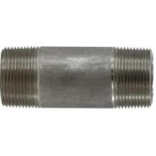 Midland Industries 52128 - MIDLAND INDUSTRIES 52 MPT Stainless Steel SCH 80 Schedule 3000 lb Seamless Pipe Nipple