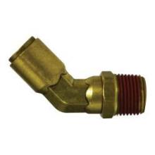 Midland Industries 540404S - MIDLAND INDUSTRIES 540 Tube OD MPT Brass 45 deg Swivel Elbow