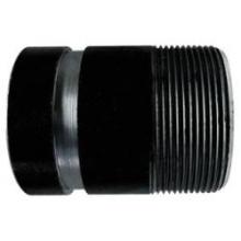 Midland Industries 57229TV - MIDLAND INDUSTRIES 57 Threaded Grooved Steel Black SCH 40 Schedule Seamless Pipe Nipple