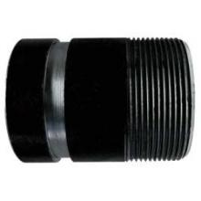 Midland Industries 59162TV - MIDLAND INDUSTRIES 59 Threaded Grooved Steel Black SCH 80 Schedule Seamless Pipe Nipple