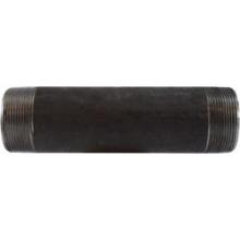 Midland Industries 59161SMLS - MIDLAND INDUSTRIES 5900MLS MPT Steel Black SCH 80 Schedule Seamless Pipe Nipple