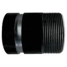 Midland Industries 59222TV - MIDLAND INDUSTRIES 59 Threaded Grooved Steel Black SCH 80 Schedule Seamless Pipe Nipple