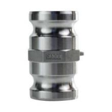 Midland Industries 61876 - MIDLAND INDUSTRIES 618 Male Adapter Male Adapter Aluminum Cam and Groove Spool Adapter