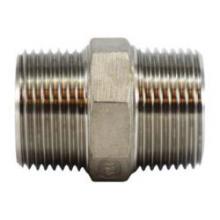 Midland Industries 62728 - MIDLAND INDUSTRIES 627 MPT Stainless Steel Hex Nipple