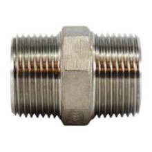 Midland Industries 63720 - MIDLAND INDUSTRIES 63 MPT Stainless Steel Hex Nipple