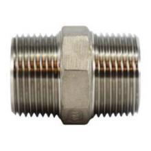 Midland Industries 63727 - MIDLAND INDUSTRIES 63 MPT Stainless Steel Hex Nipple