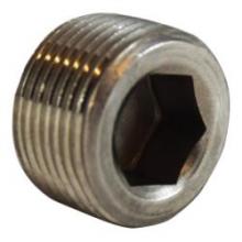 Midland Industries 63762 - MIDLAND INDUSTRIES 637 MPT Stainless Steel 150 lb Barstock Hex Socket Countersunk Plug