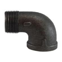 Midland Industries 65163 - MIDLAND INDUSTRIES 651 MPT FPT Iron Black 150 lb 90 deg Street Elbow