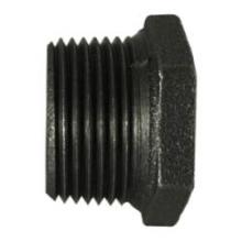 Midland Industries 65517 - MIDLAND INDUSTRIES 655 MPT FPT 1.12 in Hex Iron Black Reducer Hex Bushing