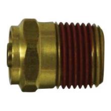 Midland Industries 680804 - MIDLAND INDUSTRIES 68 Tube OD Male NPTF Brass Straight Connector